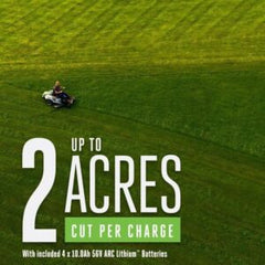 EGO Power 42 Inch 56 Volt Lithium Battery Zero Turn Riding Mower (Charger Included)